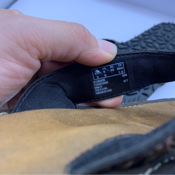 Clarks Womens Size 9M US 40 EU Fenner Nerice Braided Flip Flop Sandals In Brown - Picture 2 of 6